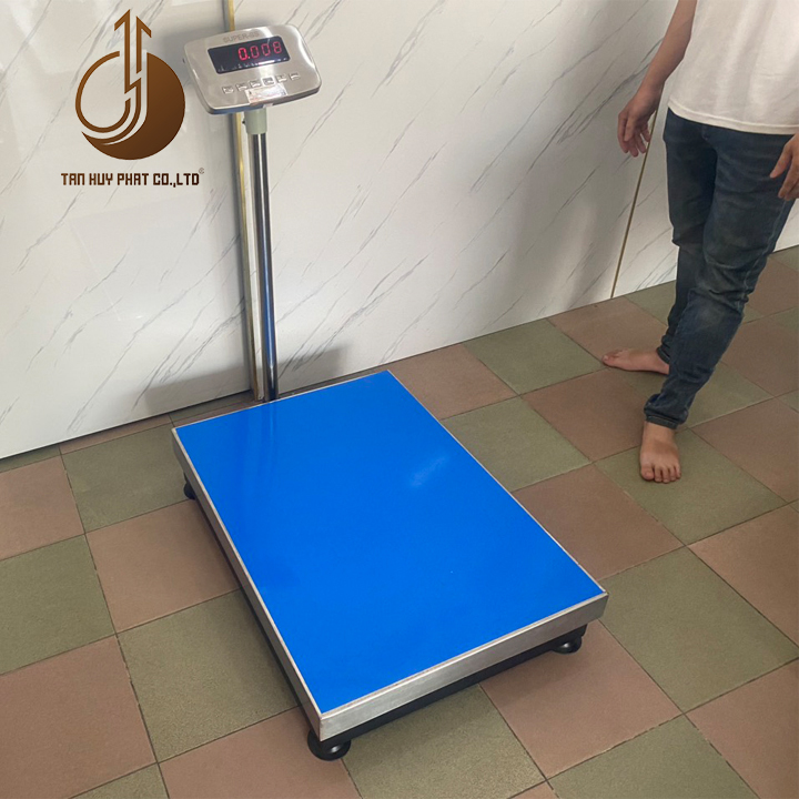 Cân Bàn Điện Tử JWS - Mặt Bàn Cân 600x800MM - Đầu Chỉ Thị Chống Nước