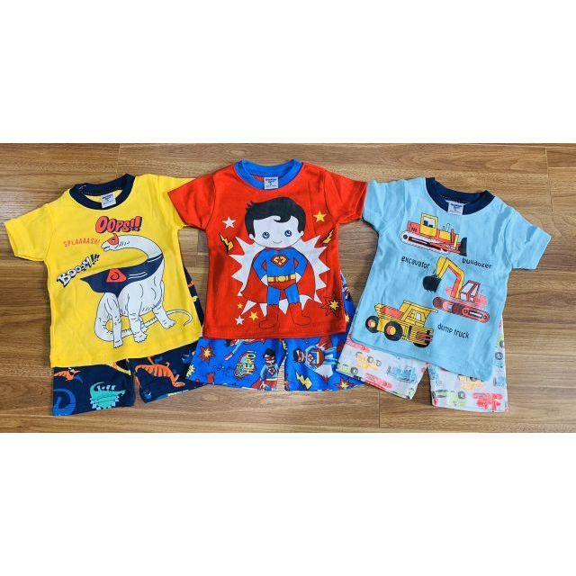 Set 3 bộ quần áo cotton cho bé trai