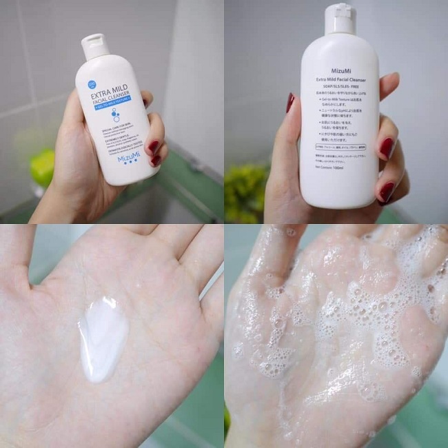 Sữa Rửa Mặt MizuMi Extra Mild Facial Cleanser 5 Free 100ml