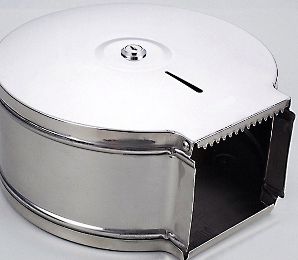 Hộp đựng giấy vệ sinh cuộn lớn gắn tường inox 26cm
