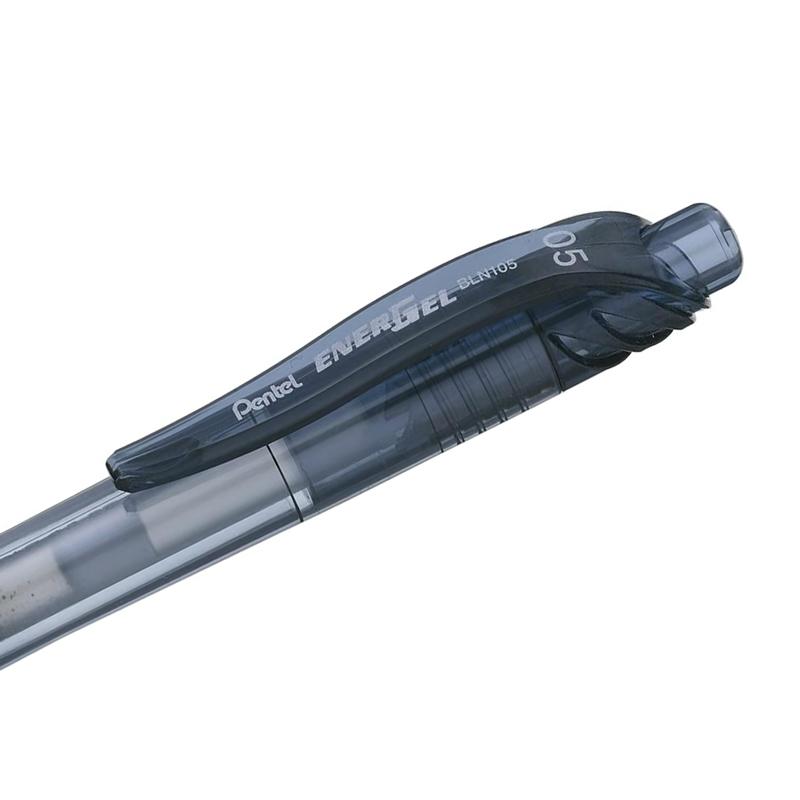 Vỉ 2 Bút Bi Gel EnerGel 0.5 mm Kèm Ruột LR5-A - Pentel VBLN105-A - Mực Đen