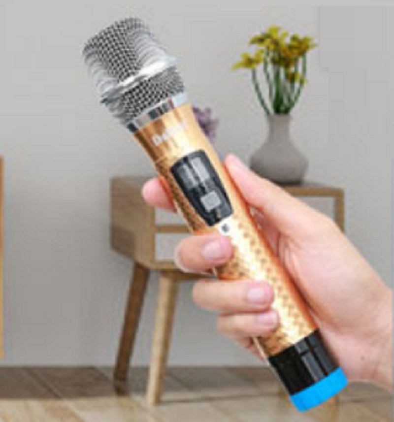 Micro không dây Dalton cho loa kéo karaoke TX-300 thân kim loại cao cấp, mic không dây UHF kết nối Bluetooth. [ HÀNG CHÍNH HÃNG ]