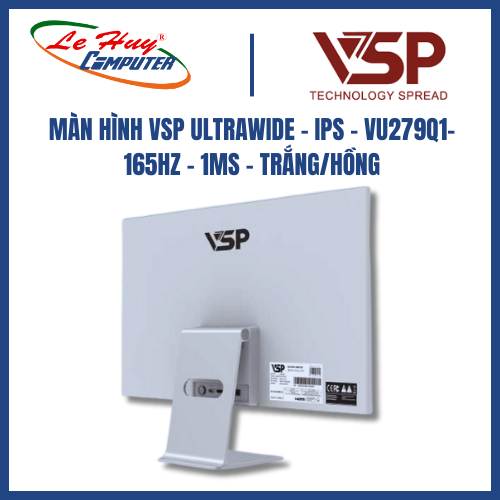 Màn Hình VSP ULTRAWIDE - IPS - VU279Q1- 165HZ - 1MS - Trắng/Hồng Hàng Chính Hãng