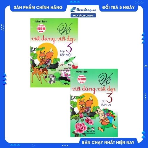 COMBO VỞ VIẾT ĐÚNG, VIẾT ĐẸP LỚP 3