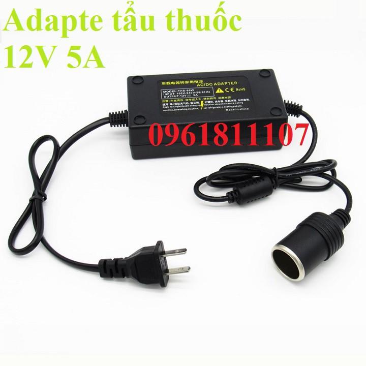 Adapter tẩu thuốc 12V 10A cho máy bơm hơi