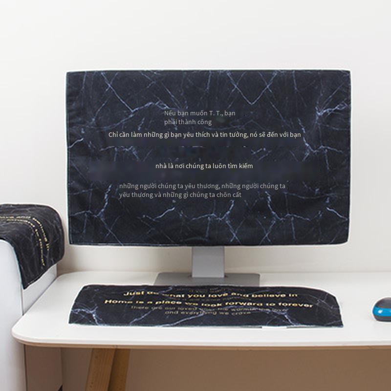 Phong cách mới nhất máy tính che bụi che máy tính để bàn đơn giản hiện đại màn hình LCD bàn phím máy chủ vỏ bảo vệ màn hình vải chống bụi