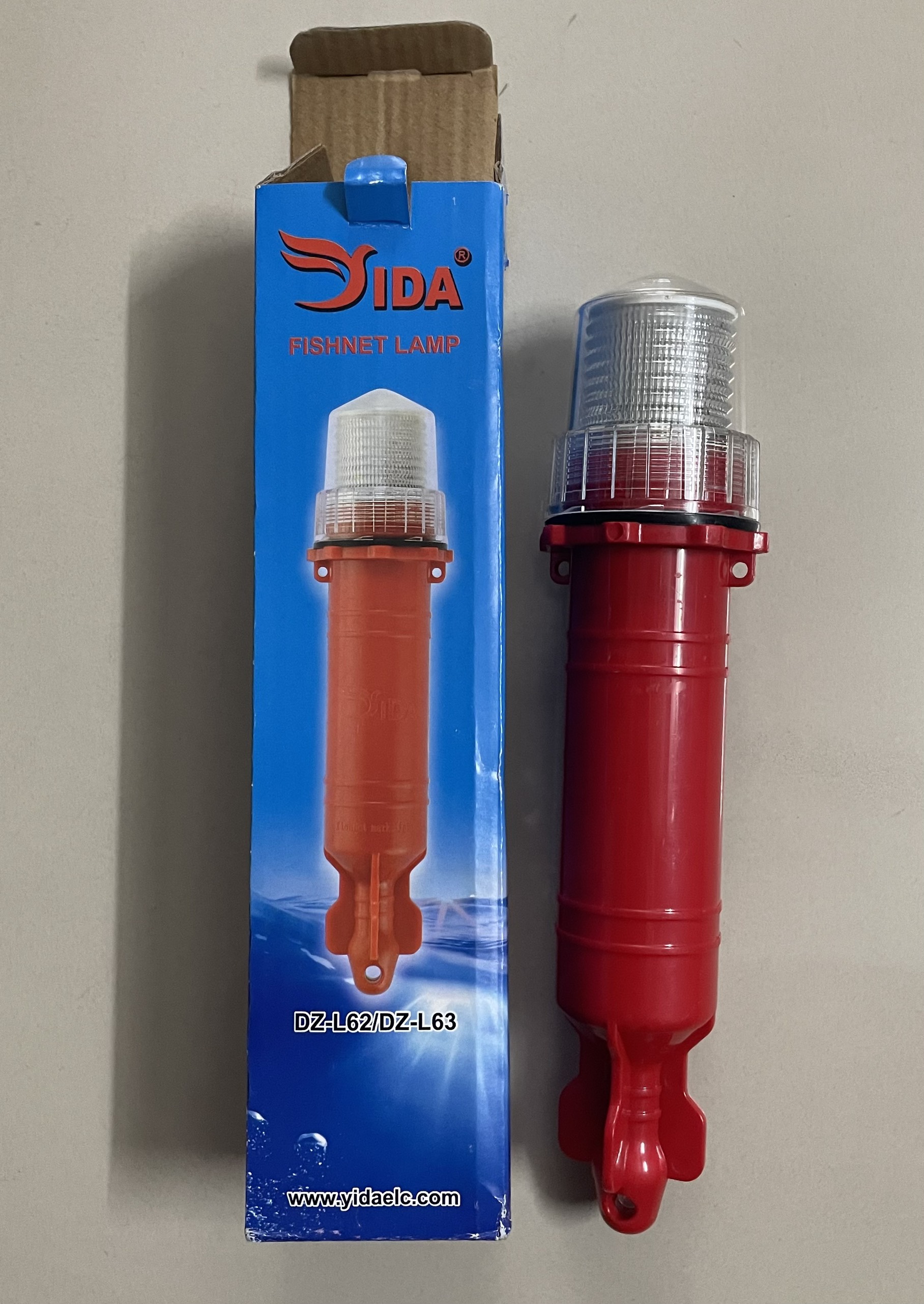 Đèn chớp cảnh báo, chớp tín hiệu, chớp phao lưới cầm tay dùng pin chất lương cao : Chớp 3 màu