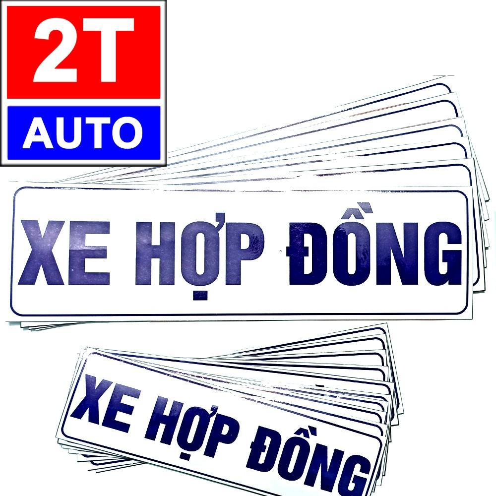 Logo xe hợp đồng, sticker xe chạy hợp đồng dịch vụ