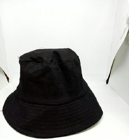 Nón bucket đen trơn Hàn Quốc UNISSEX
