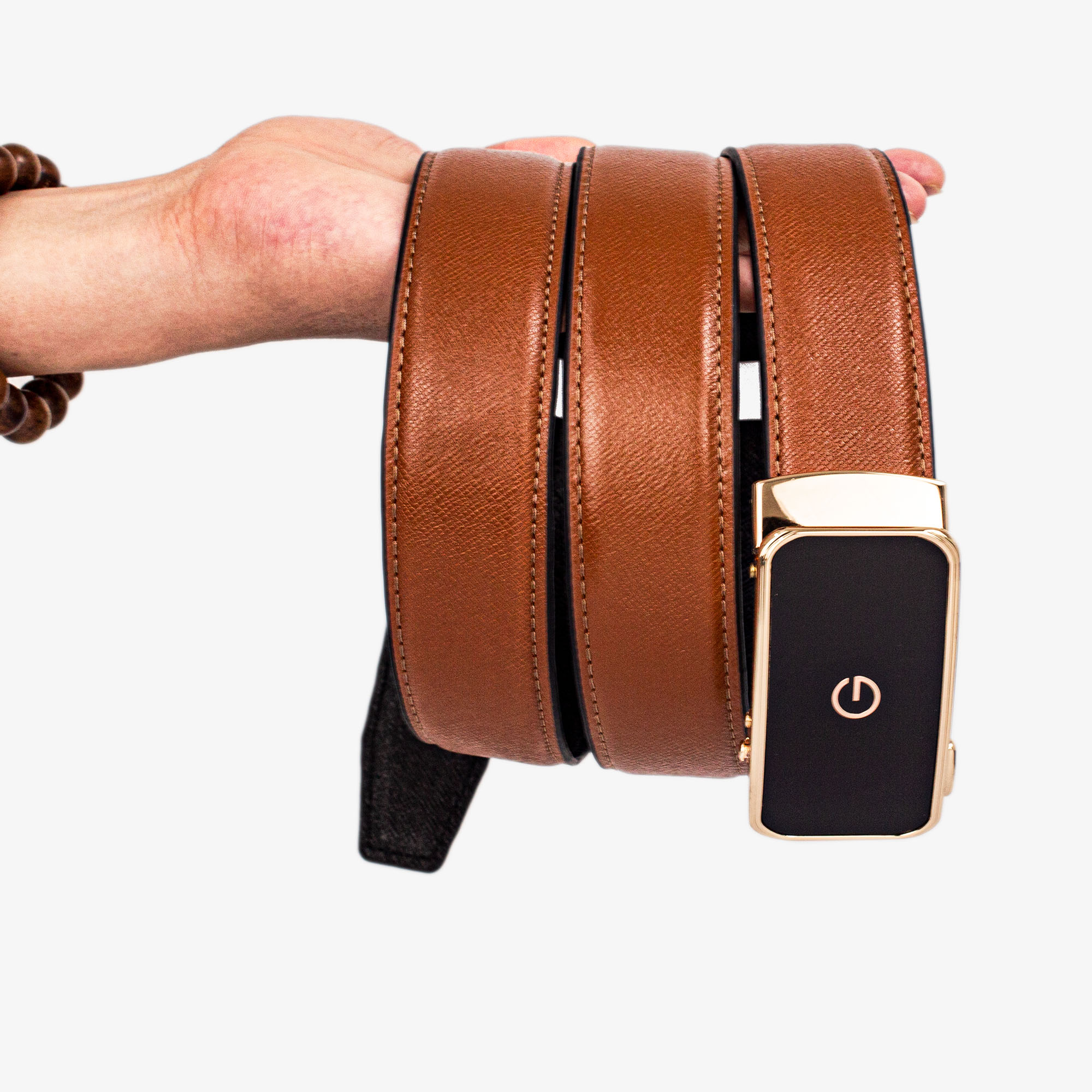 Thắt lưng nam, dây nịt nam da bò Saffiano 3 lớp Bụi Leather L107 - Khóa tự động, nhiều mặt khóa tùy chọn - Bảo hành 12 tháng