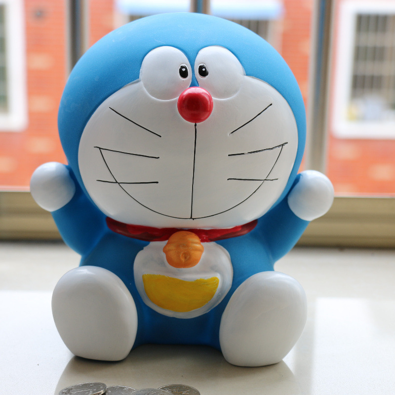 Ống Tiết Kiệm Doraemon Piggy Bank Quà Tặng_ Hàng Chính Hãng