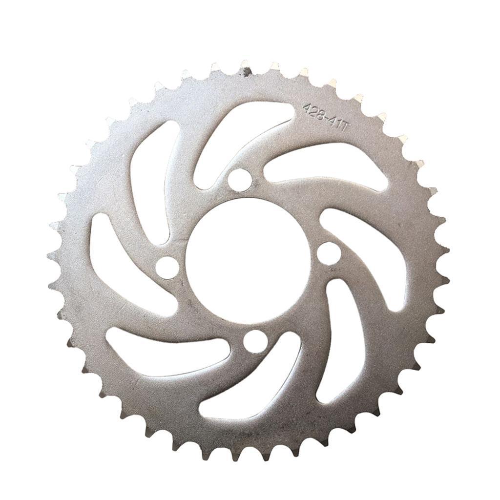 41  428 Chain Rear Sprocket Back Chain Cog 125cc  ATV Dirt Bike