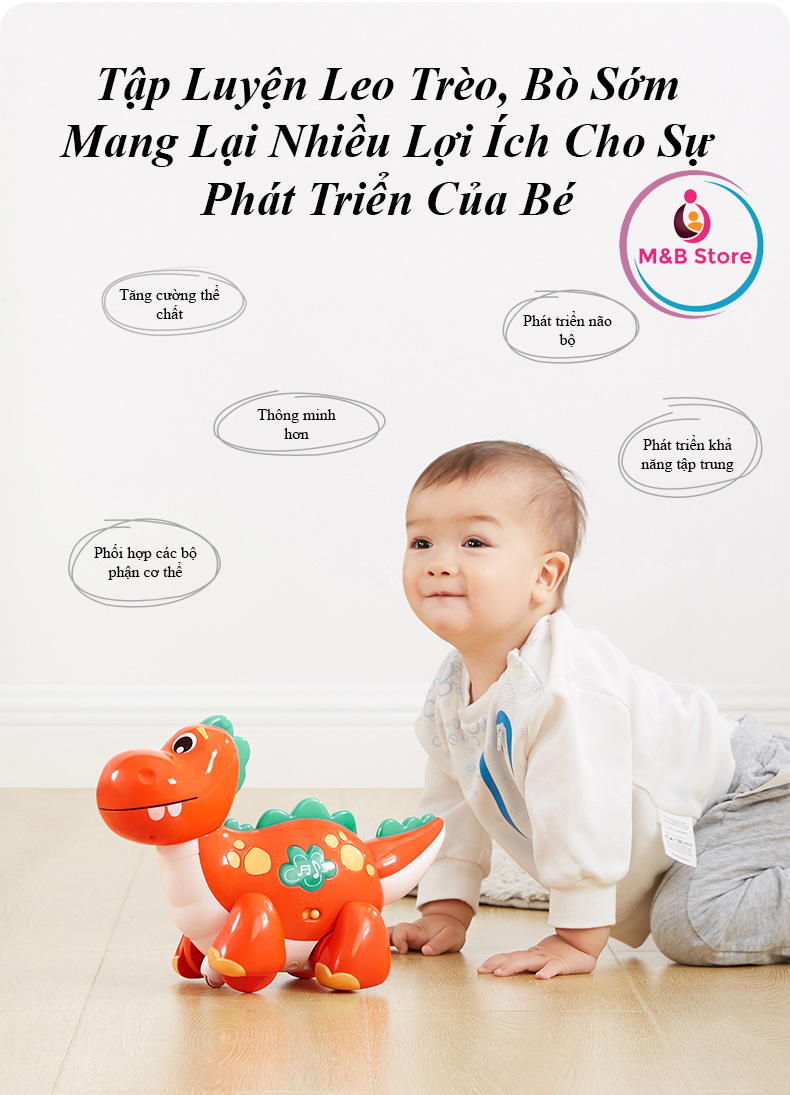 Khủng Long Tập Bò Điều Khiển Từ Xa - KUB