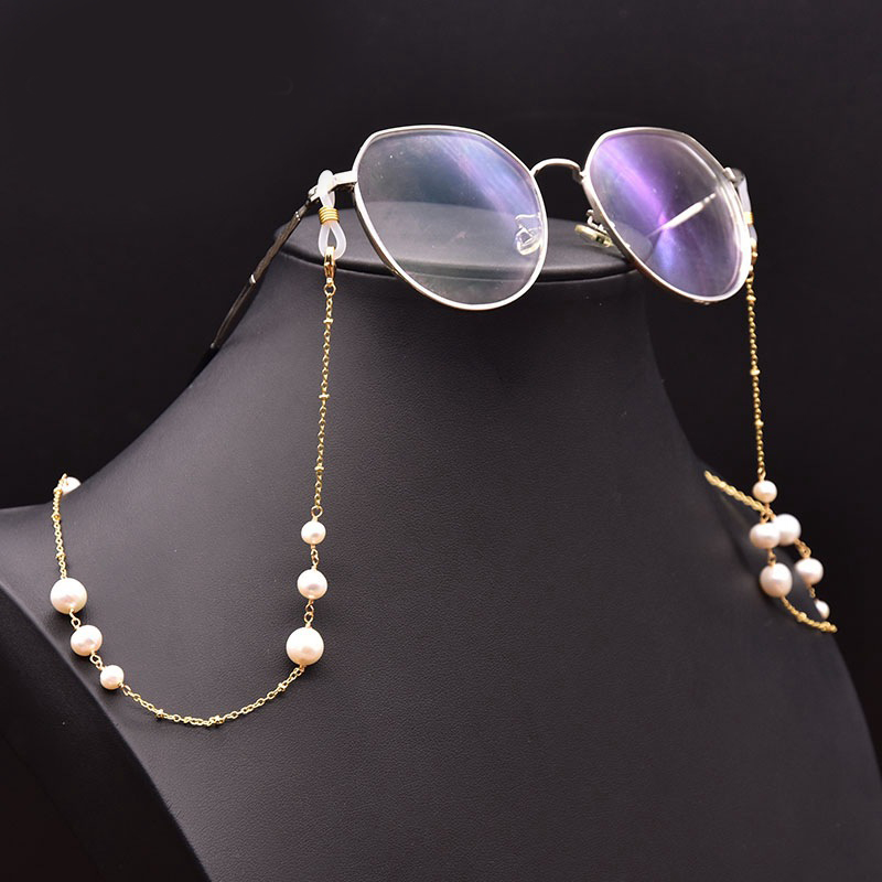 Dây đeo gọng kính glasses chain phụ kiện kính ngọc trai cá tính nam và nữ dây đeo khẩu trang mặt nạ dây chuyền đeo tai nghe bluetooth tiện lợi