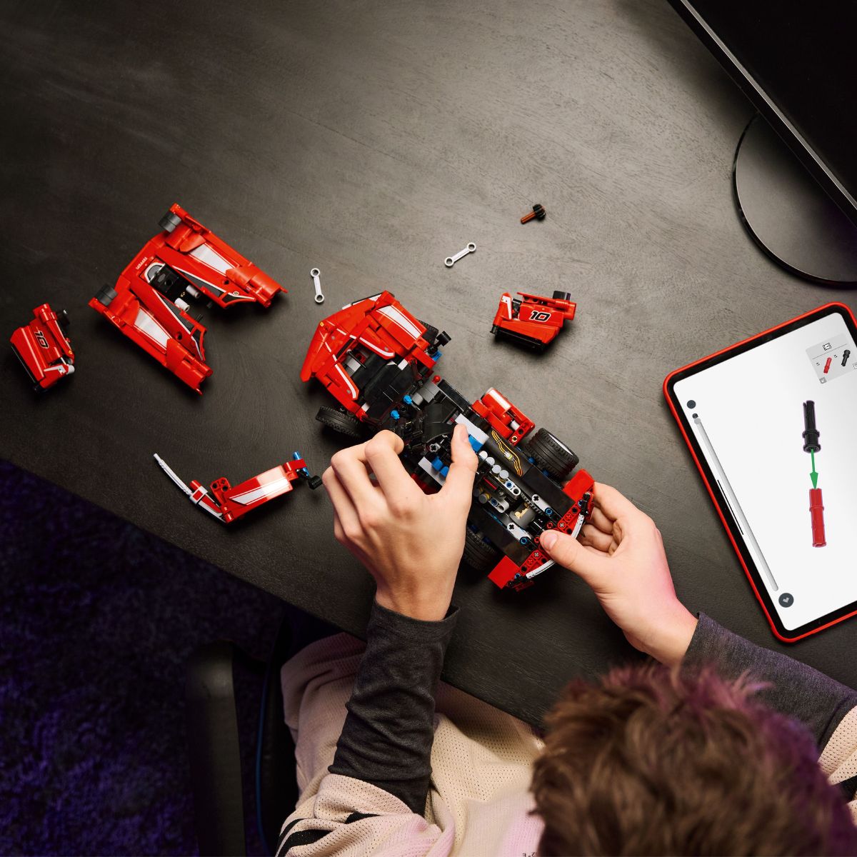 LEGO TECHNIC 42212-LG Đồ Chơi Lắp Ráp Siêu Xe Ferrari FXX K – V29 (897 Chi Tiết)