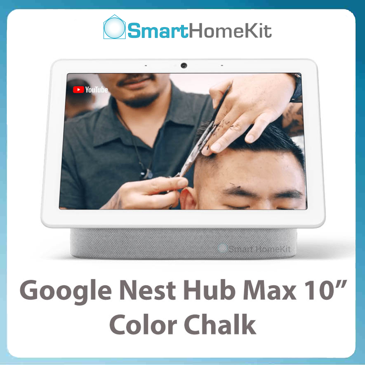 Google Nest Hub Max 10 inch Full HD Có tích hợp Camera AI - Hàng Nhập Khẩu