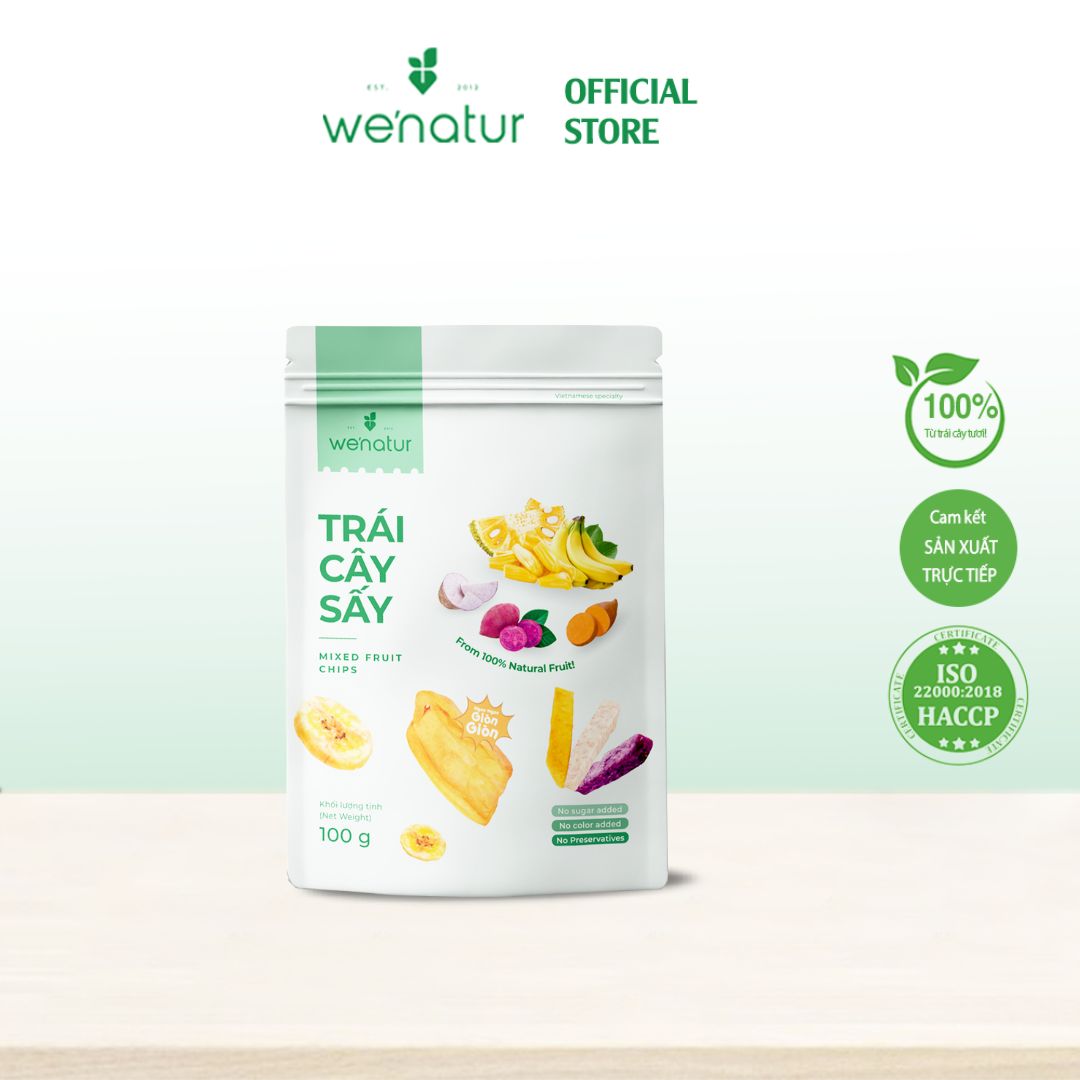 Trái Cây Sấy Thập Cẩm Không Đường We'natur 100g