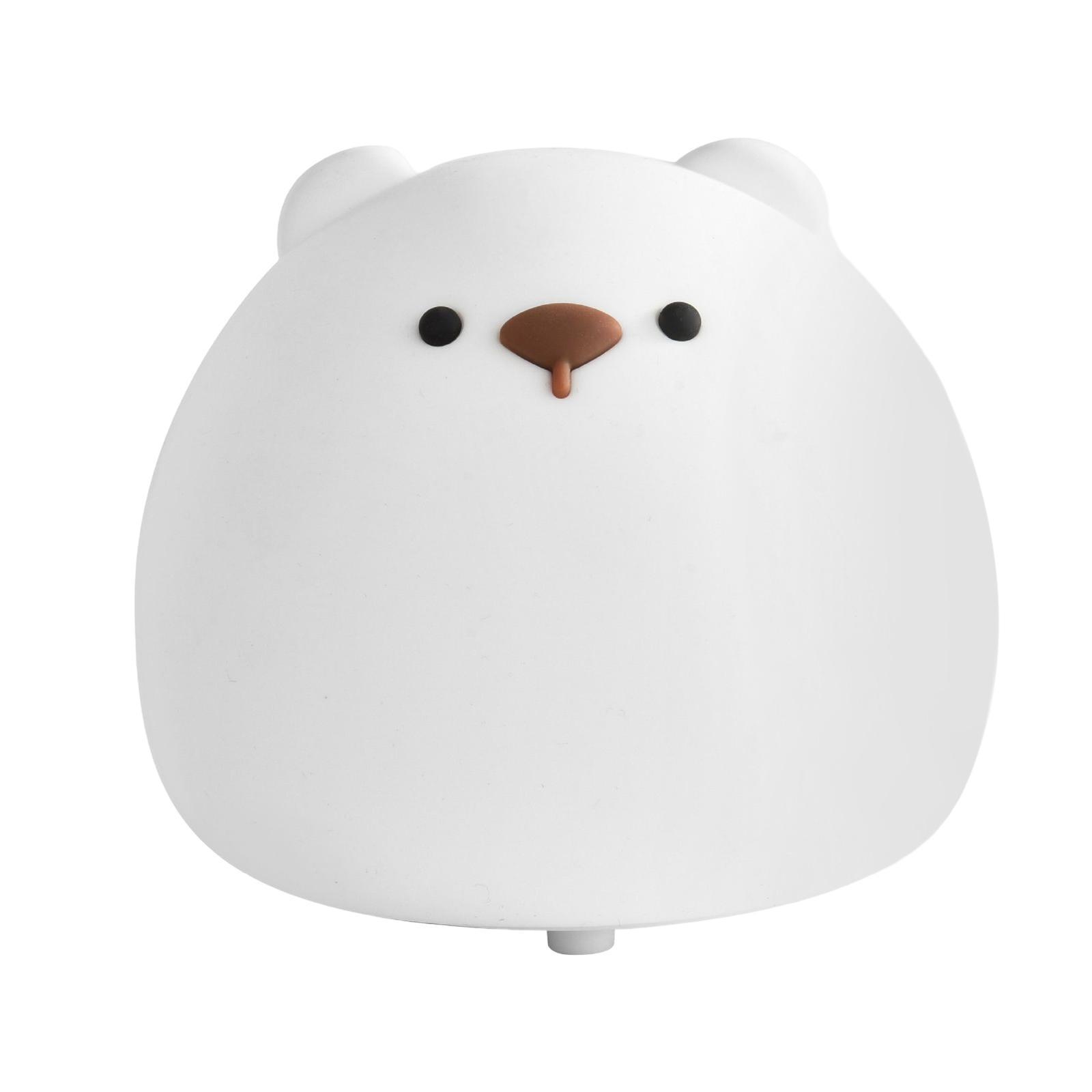 Child Animal Night Light 7 Colors Silicone USB Nursery Baby Rechargeable