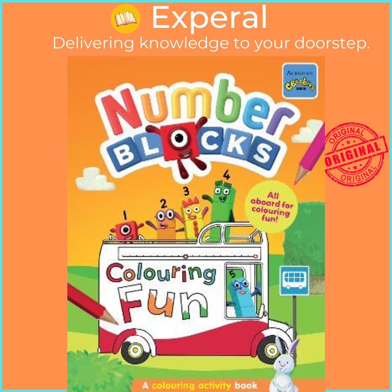 Sách - Numberblocks Colouring Fun: A Colouring Activity Book by Sweet Cherry Publishing