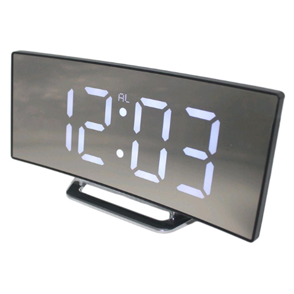LED Display Alarm Clock Digital Projection Clock with 12/24 Hours Clock-01