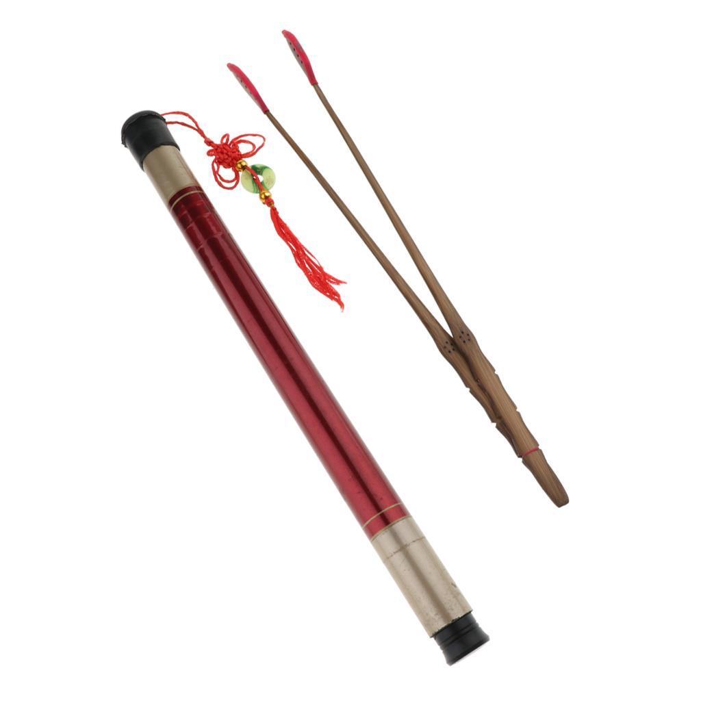 2x1 Pair Chinese Dulcimer Hammer Beater with Case Organiser