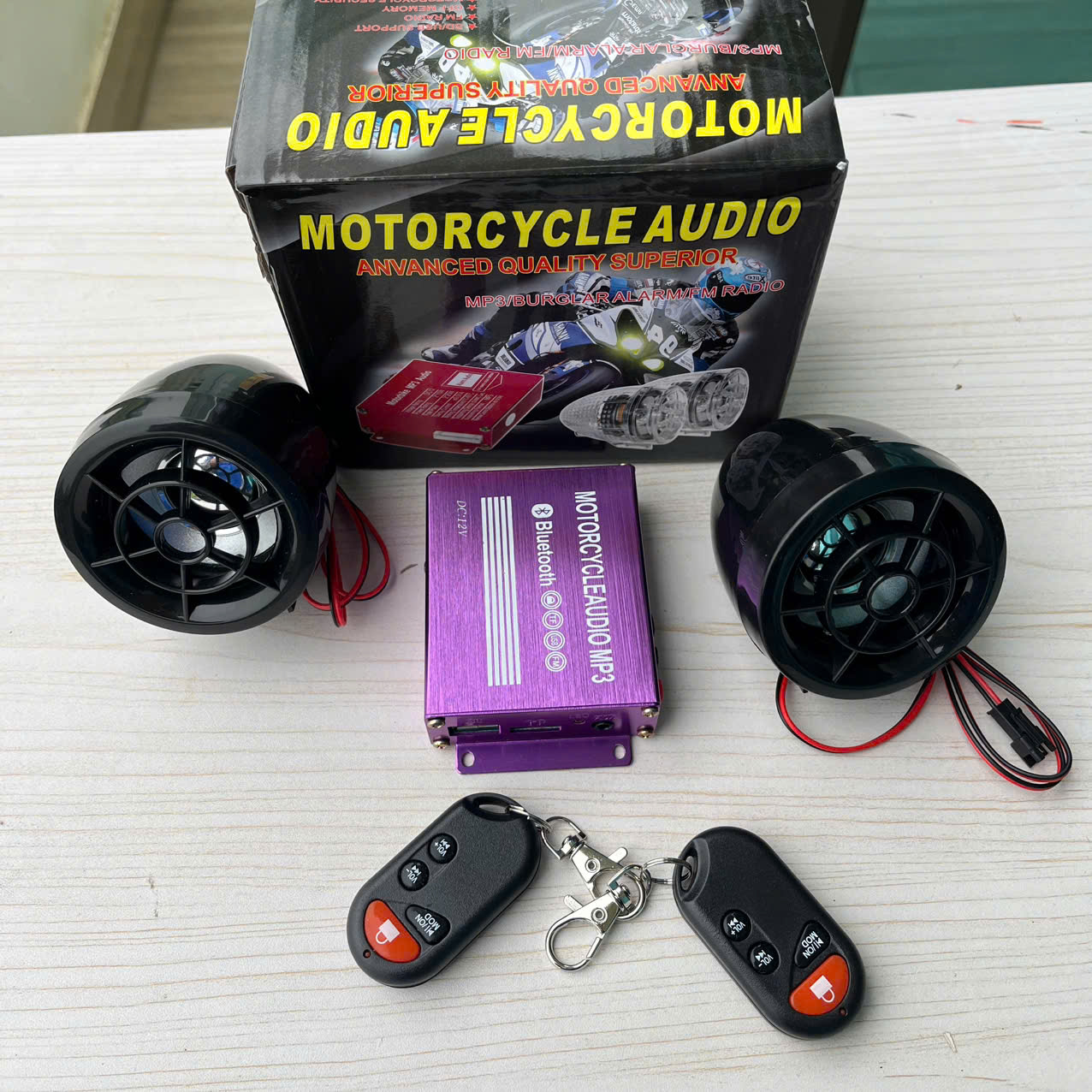 Ljoa Xe Máy Chống Trộm Nghe Nhạc Hay – Lắp Gọn, Âm Thanh Sống Động