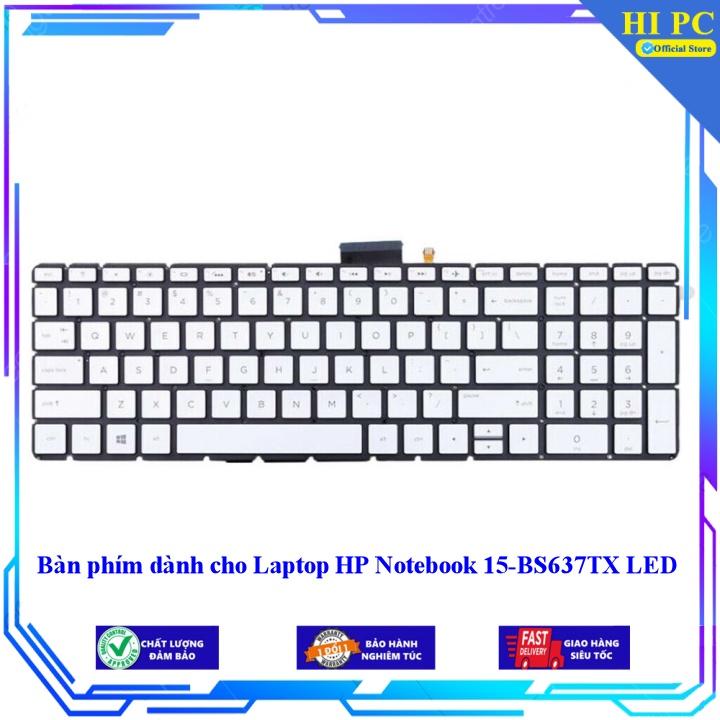 Bàn phím dành cho Laptop HP Notebook 15-BS637TX LED - Hàng Nhập Khẩu
