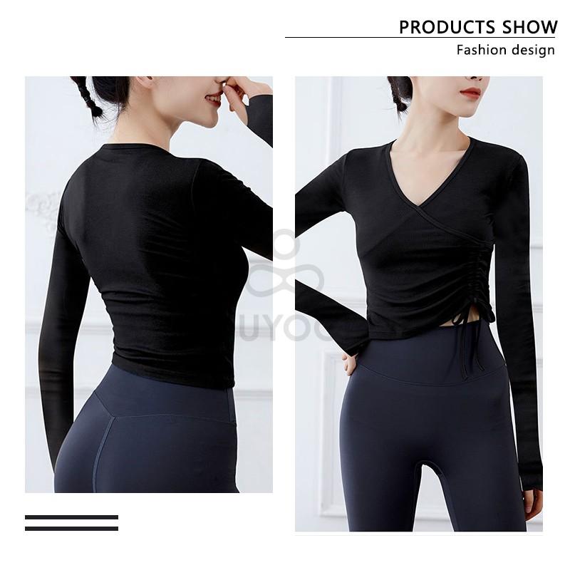 Áo Tay Dài Cổ Chữ V Thời Trang Quyến Rũ Cho Nữ