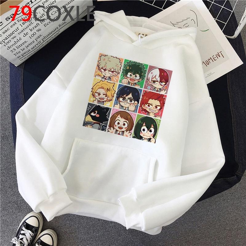 Áo Hoodie In Hình Anime Học Viện Anh Hùng Thời Trang Cho Nam