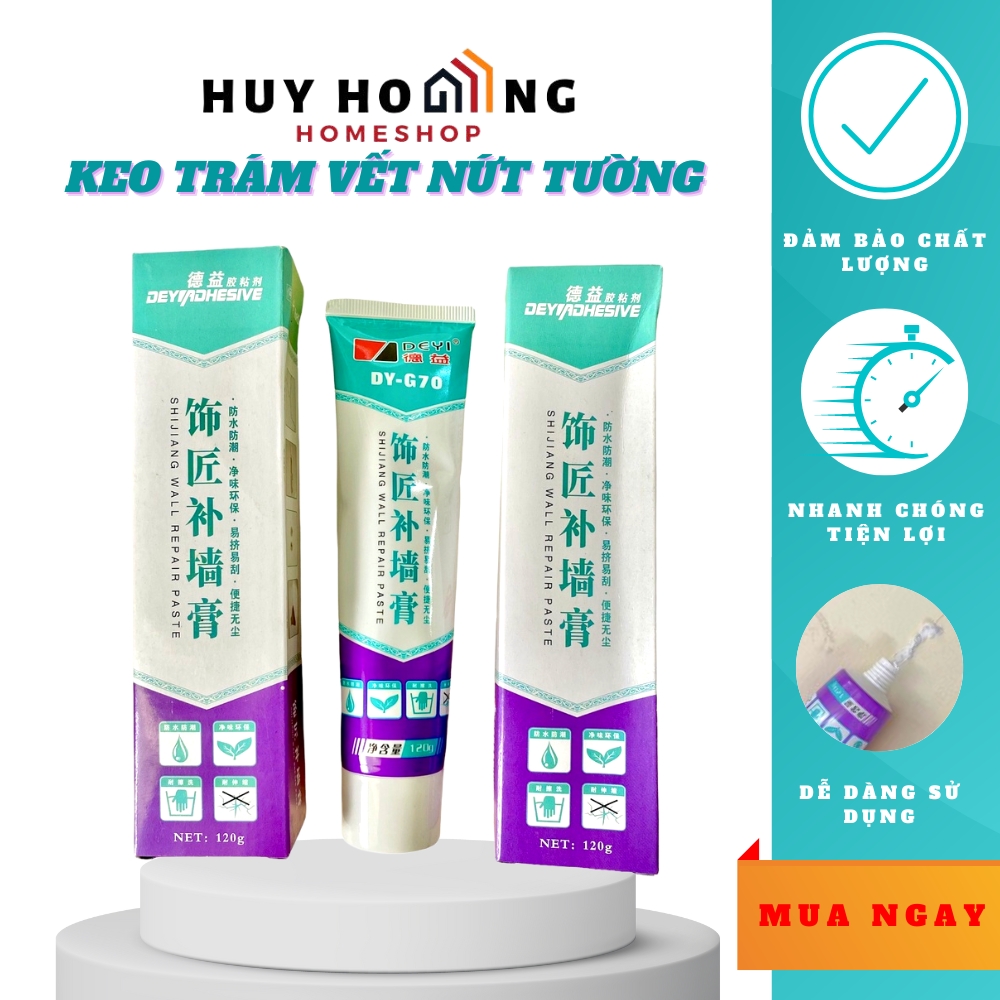 Keo trám vết nứt tường