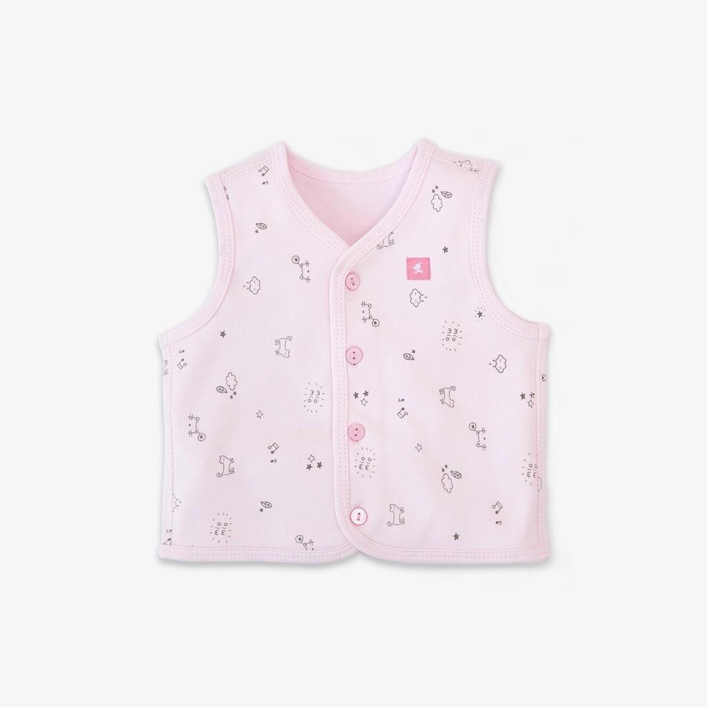 Miomio - Áo gile cotton 2 lớp cho BT+BG 1-6m