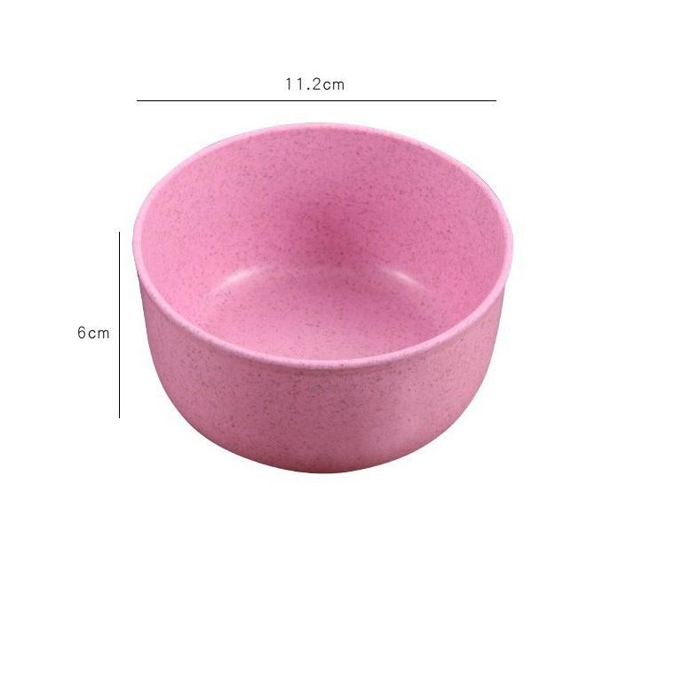 Bộ 4 Bát /Chén Ăn Cơm Cao Cấp Lúa Mạch Chịu Nhiệt  Kháng Khuẩn Nhiều Màu