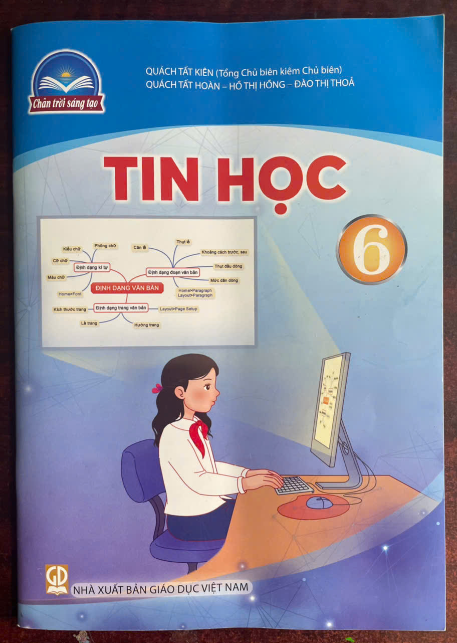 Sách giáo khoa Tin Học 6- Chân Trời Sáng Tạo (Kèm Nilon bọc Sách)