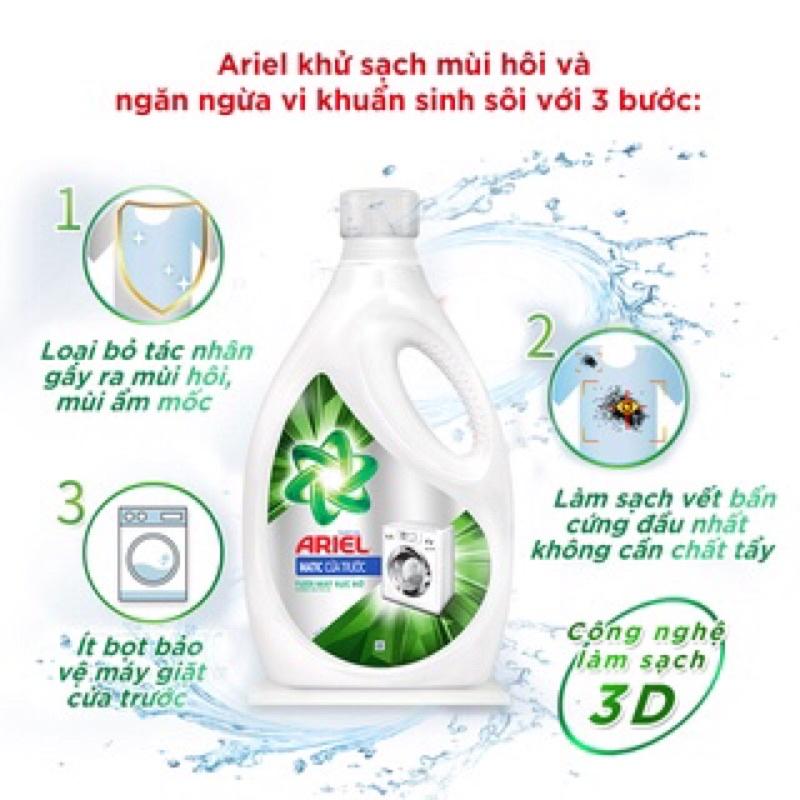 Nước giặt Ariel Cửa Trên Sạch Sâu ,Hương Downy ,Oải Hương 3,2l