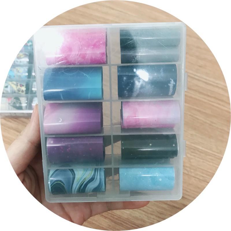 Foil dán móng làm nail, phoi báo dán móng
