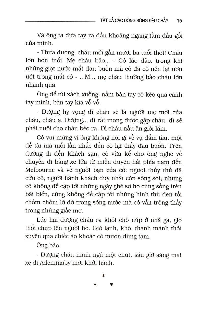 Sách Tất Cả Các Dòng Sông Đều Chảy (2015)