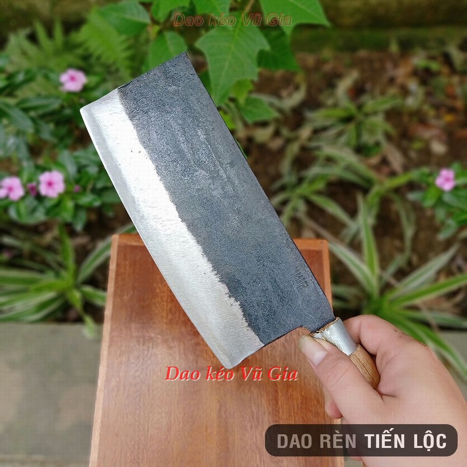 Dao chặt xương nhà bếp khâu inox cán đẹp