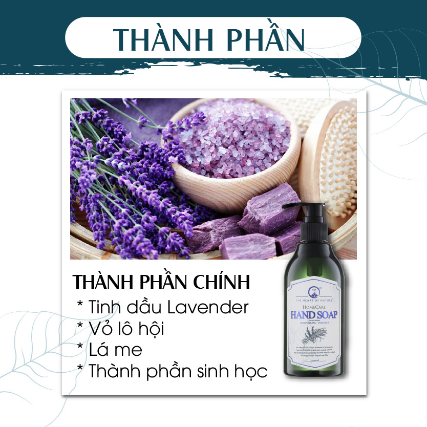 COMBO 3 chai Nước Rửa Tay Tinh Dầu Thảo Mộc Hữu Cơ Organic PK 300ml/CHAI - Tiêu diệt 99.9% vi khuẩn gây bệnh - Hương thơm tinh dầu nhẹ nhàng - Mềm mại cho da tay mẹ, an toàn cho bé.