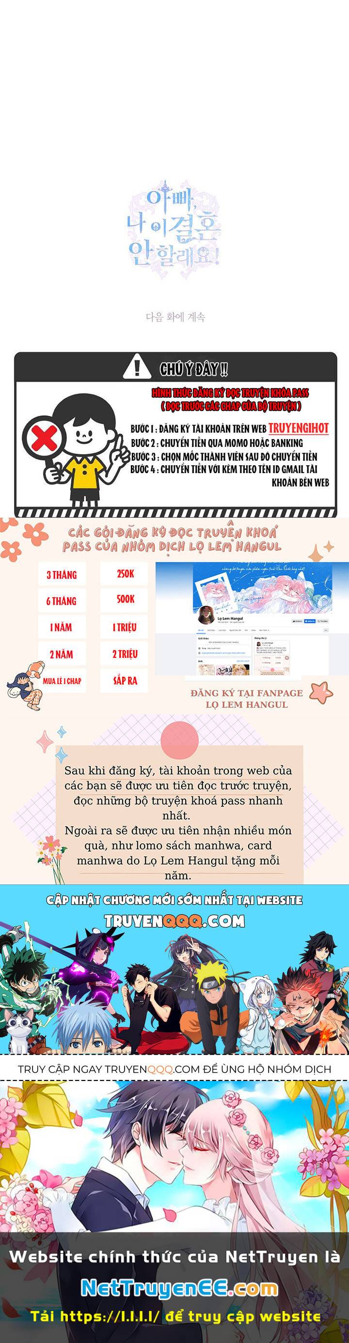 cha, con không muốn kết hôn đâu chapter 124 77