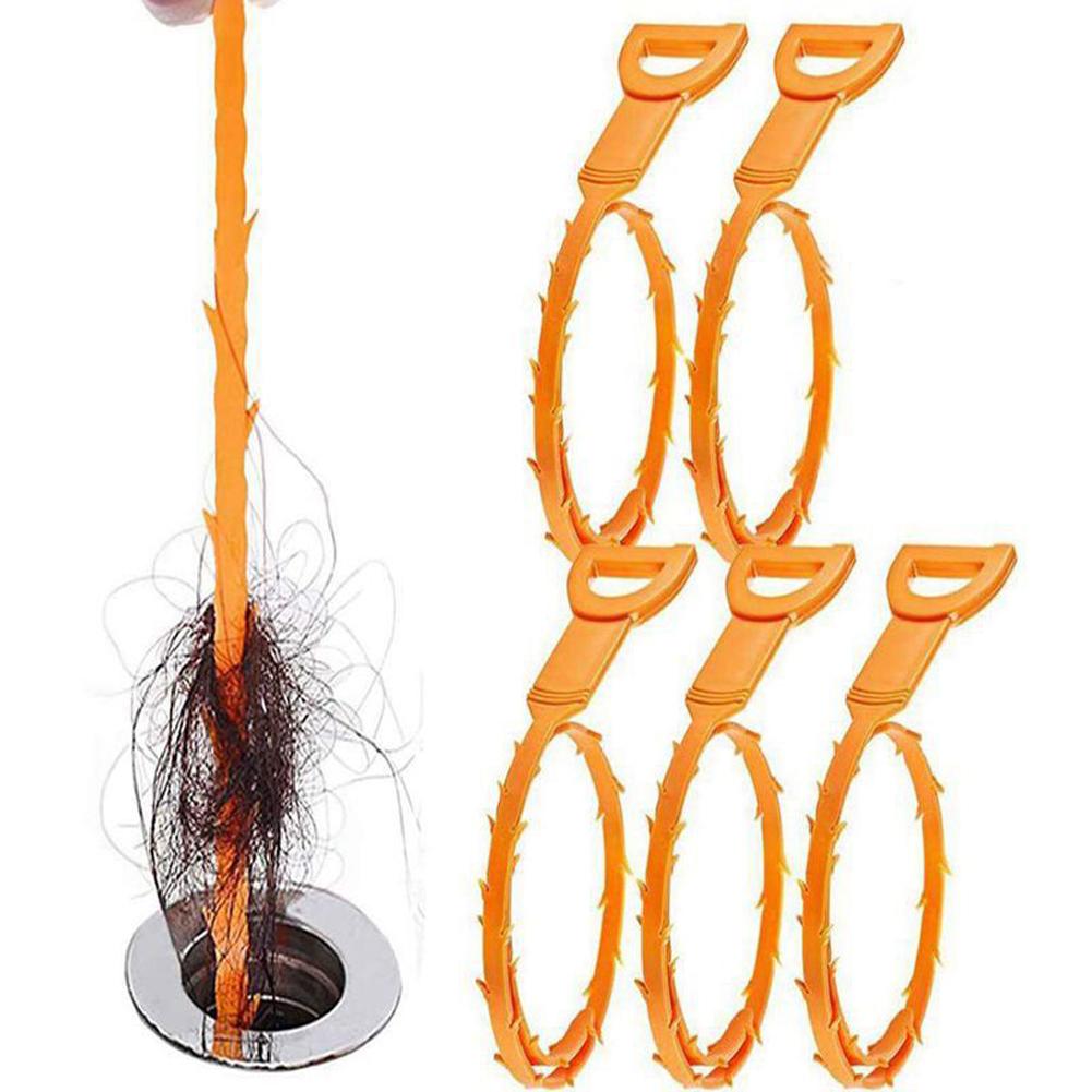 20 Inch 7 Chiếc Cống Thoát Nước Làm Tắc Bộ Dụng Cụ Vệ Sinh Làm Sạch Móc Tóc Vệ Sinh Bộ Dụng Cụ Vệ Sinh Nhà Vệ Sinh