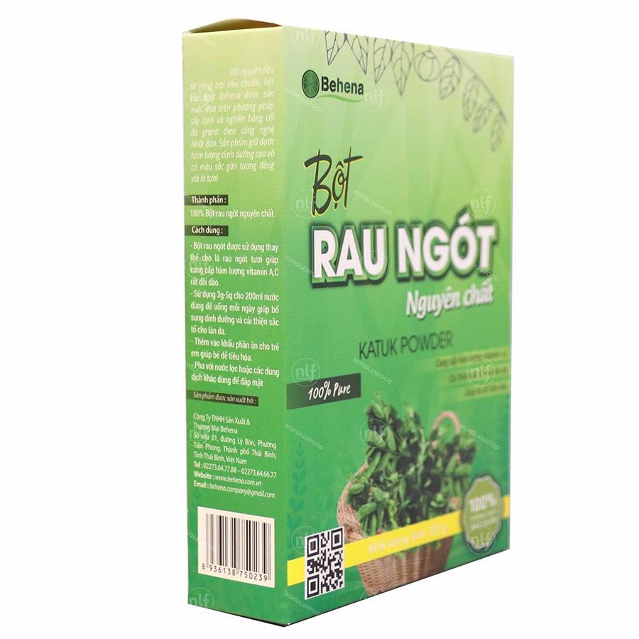 Bột Rau Ngót Nguyên Chất Sấy Lạnh Behena (Hộp 50g)