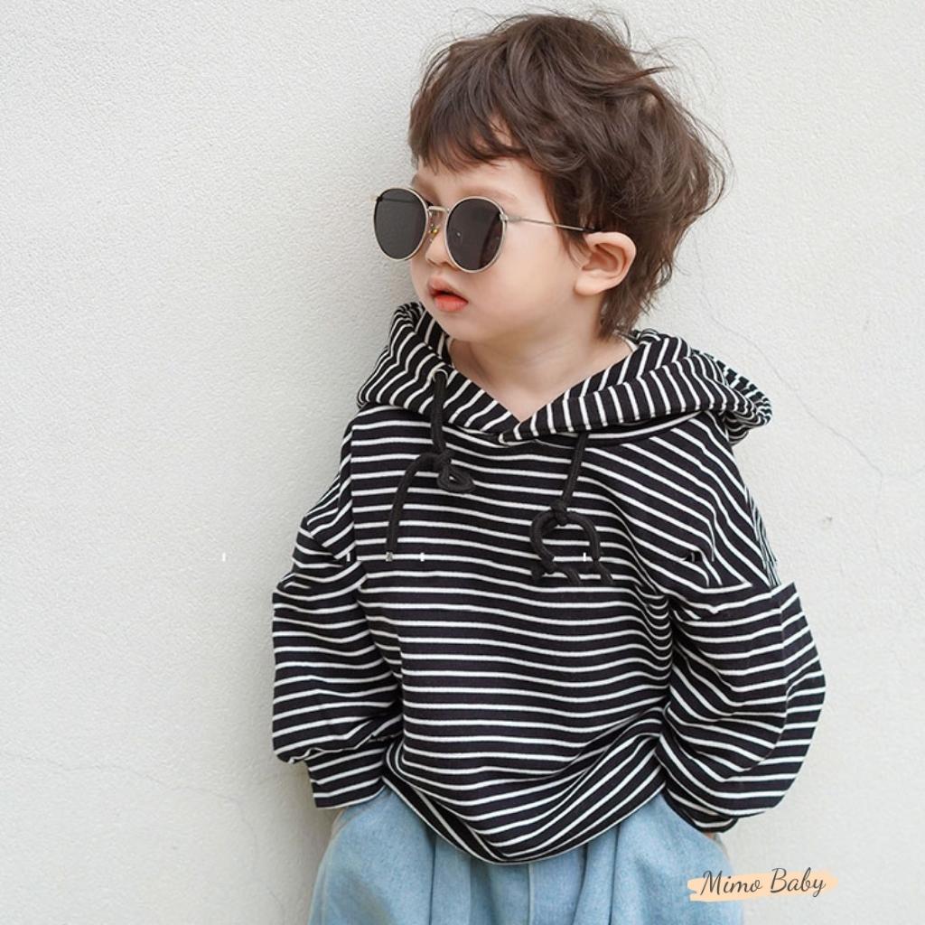 Kính râm trẻ em gọng kim loại phong cách cool ngầu cho bé 1-4 tuổi K07 Mimo Baby