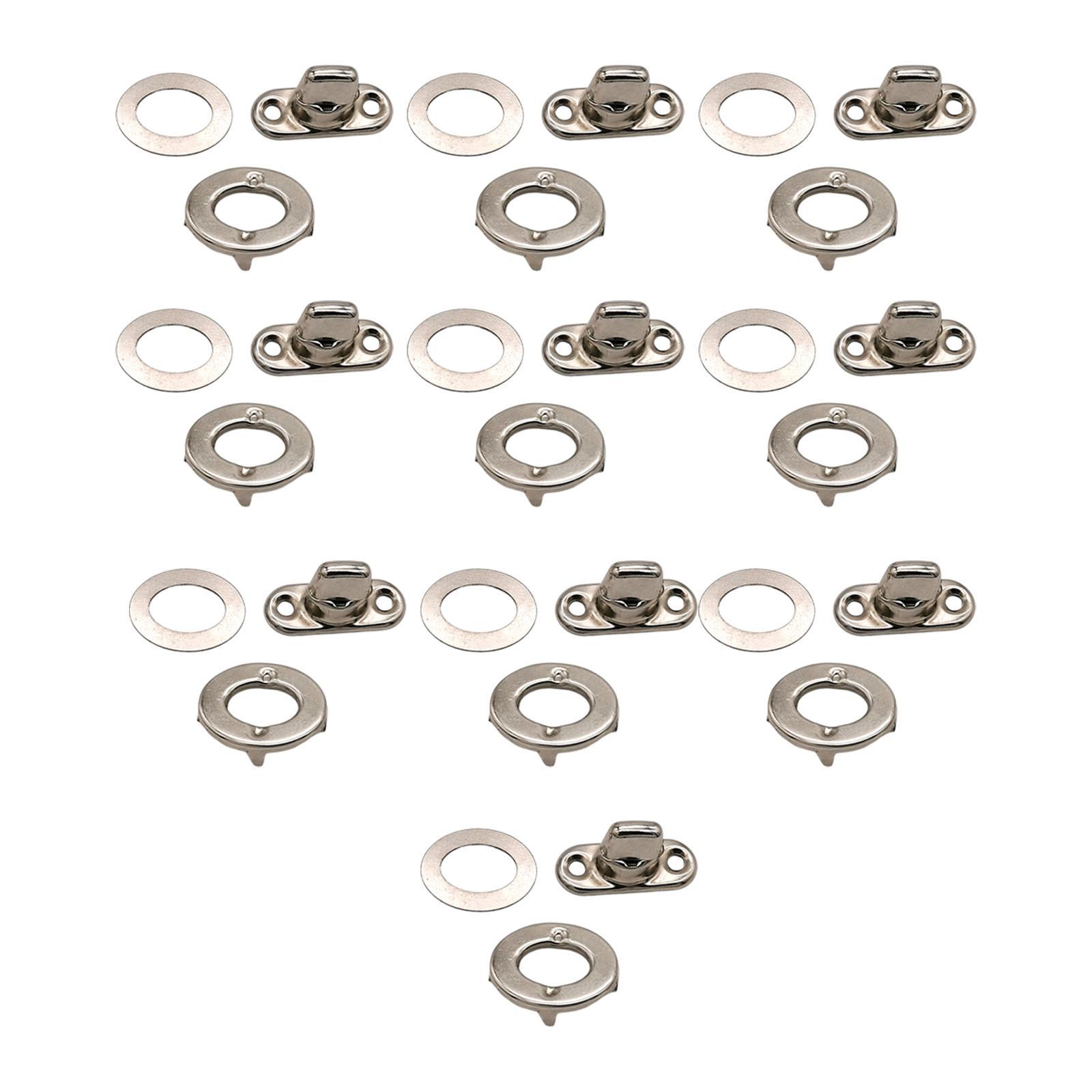 10 Pieces Rotary Button Bag Twist Lock Accessories Buckles for Jewelry Boxes