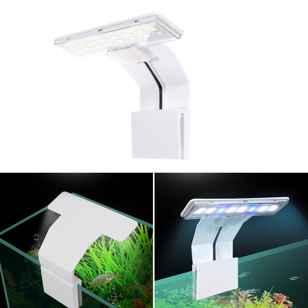 Đèn Led Kẹp Vipsun M-180 Size 15-25cm - Led Trắng, Đổi Màu Led Kẹp Thành Hồ Cá Thủy Sinh