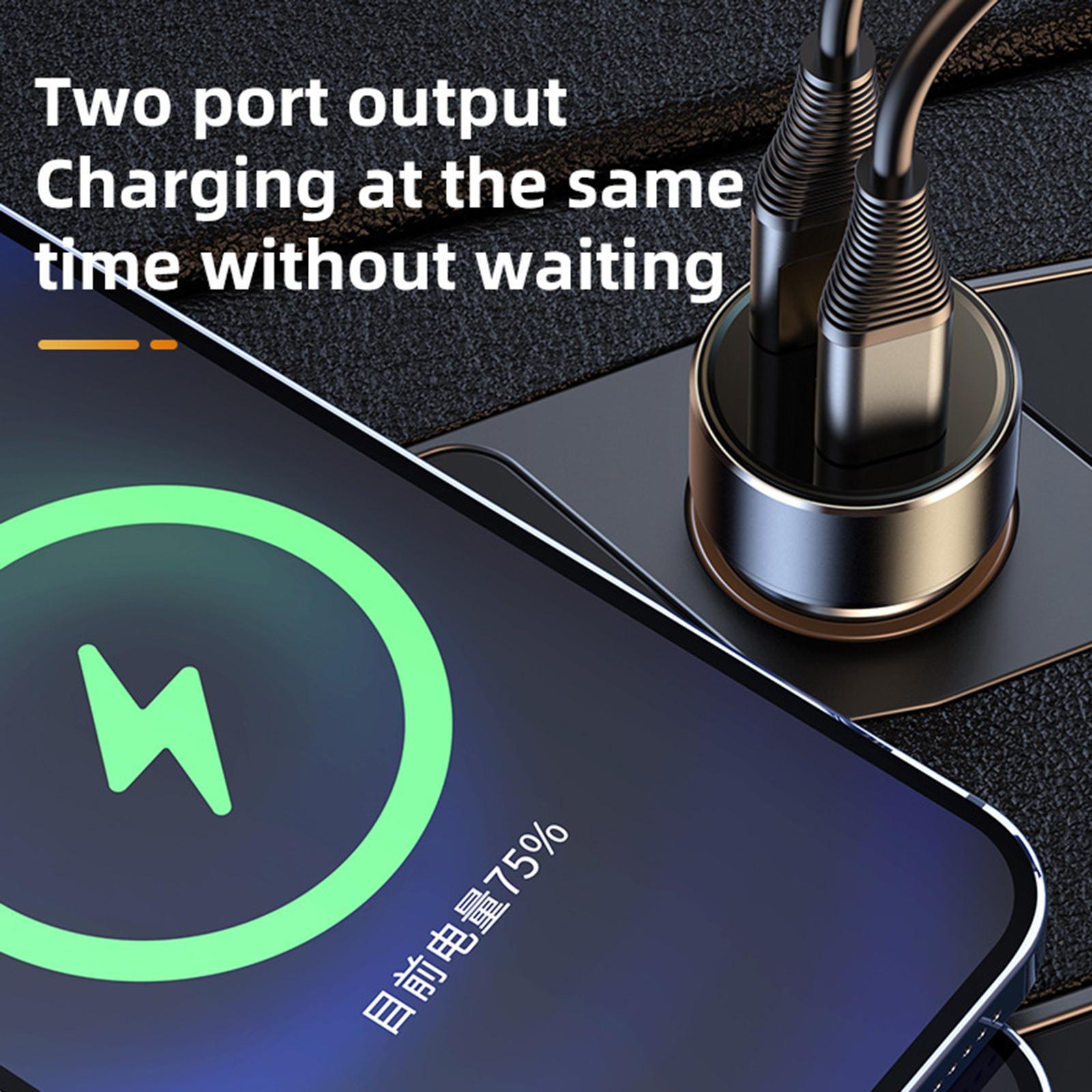 Car Charger Adapter FM Transmitter Wireless Hands-free HiFi MP3 Music Player