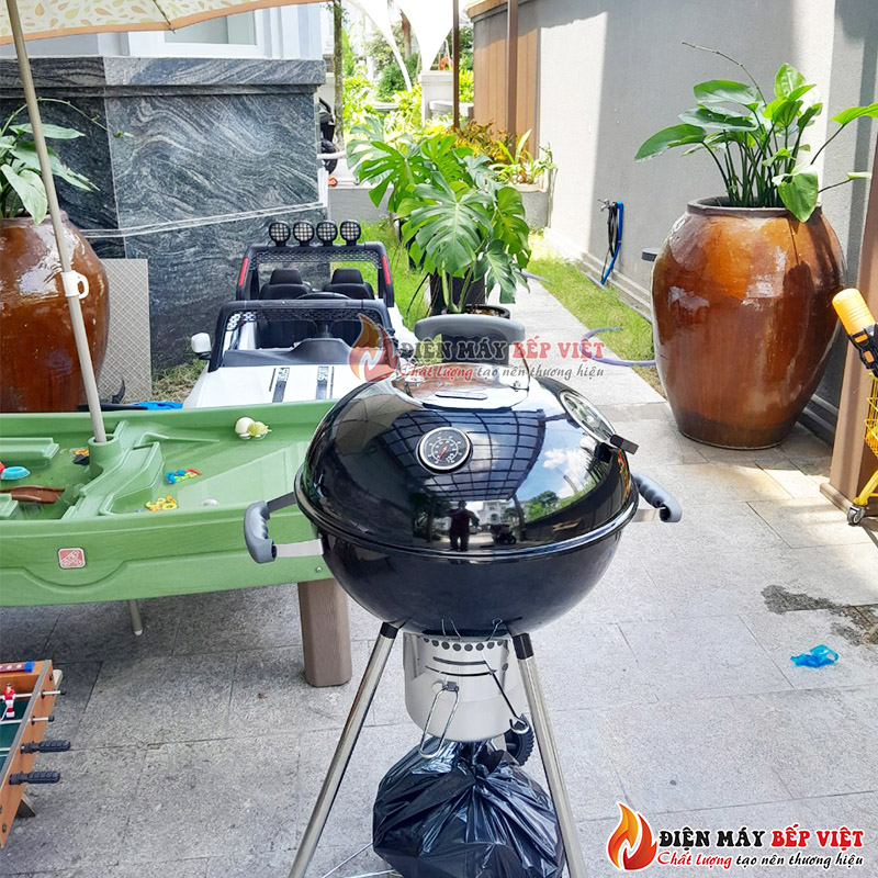 Bếp Nướng Than Hoa BBQ GRILL 18N, Bếp Nướng Ngoài Trời, Bếp Nướng Không Khói, Bếp Nướng Sân Vườn