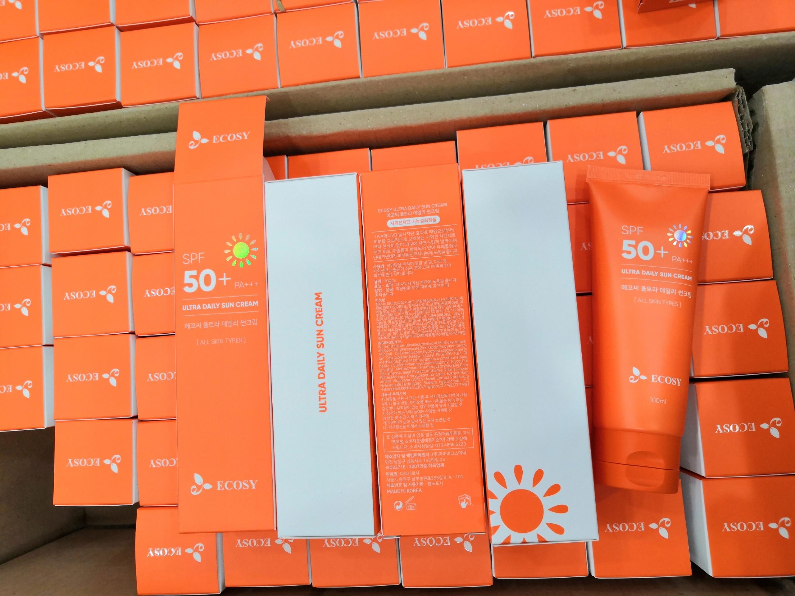 Kem chống nắng hàng ngày - Ecosy Utra Daily Sun Cream SPF 50+/ PA+++