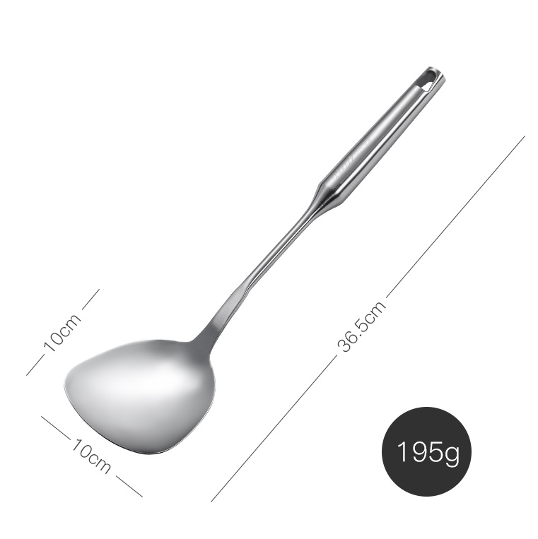 Sạn xào chảo Inox 304 - 36.5x10cm 195g