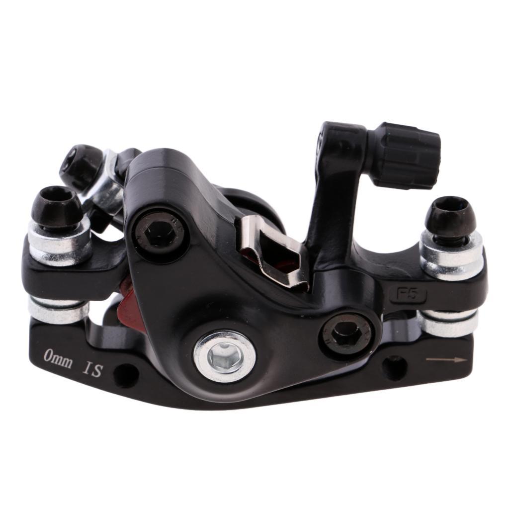 2xBike Disc Brake Rotor Mechanical Caliper 160mm Cable Set Front Caliper Rotor