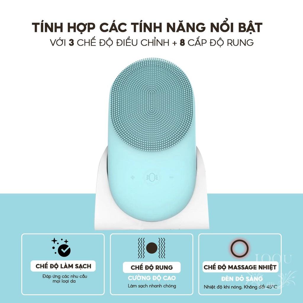 Máy rửa mặt massage 3 trong 1 làm sạch sâu gấp 10 lần JOOU M6 - Sợi Sillicon mềm mại an toàn cho mọi loại da kể cả da nhạy cảm